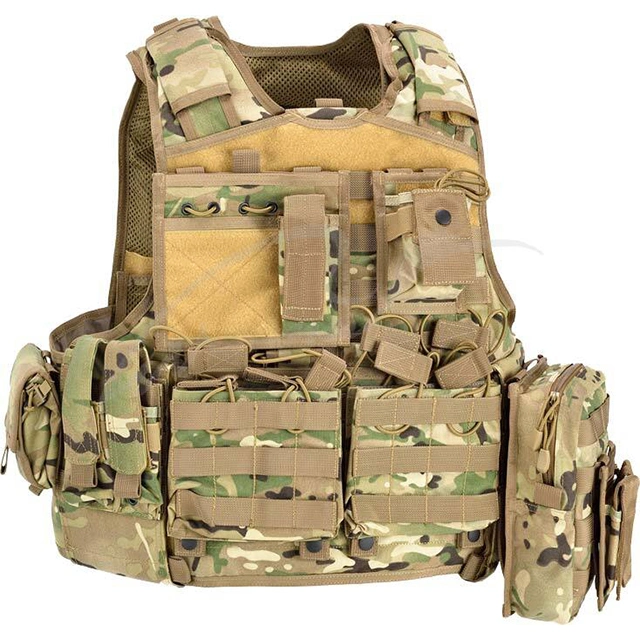 Level IV Plate Commander Double Pouch Tactical Gear Bulletproof Vest