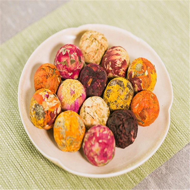 Health Chinese Organic Tea Balls Flower Blooming Tea 100% Pure Natural Direct Sale