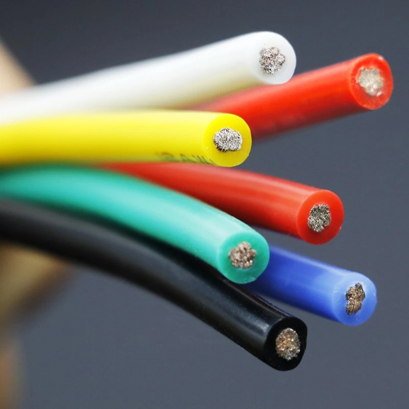 Hochtemperaturbeständiges, flexibles einadriges elektrisches Kabel 6mm 2,5 mm2 Verkabelung Des Elektrodrahtes