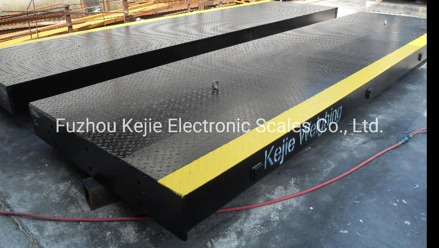 100t 24mx3m Weighbridge Passed OIML Equiped with Load Cell and Indicator From Kejie for Industrial Truck Weighing