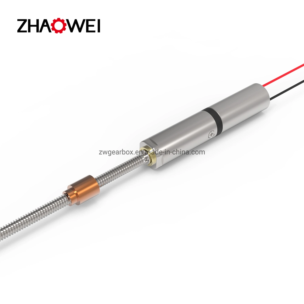 Actuador eléctrico DC Linear de 6 mm e 1.5 V para tomada do Elevador Inteligente