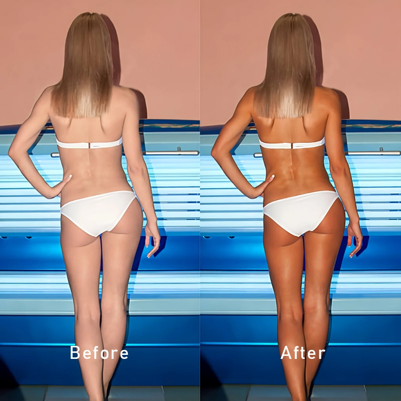 Popular Bronzing Golden Body Tanning Peptide polvo para más rápido Bronceado