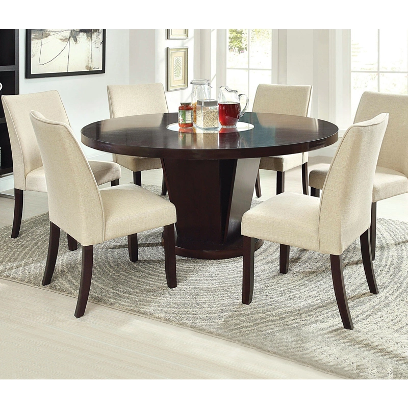 Modern Restaurant Metal Luxury Home Kitchen Dining Furniture Sets Round Dining Table