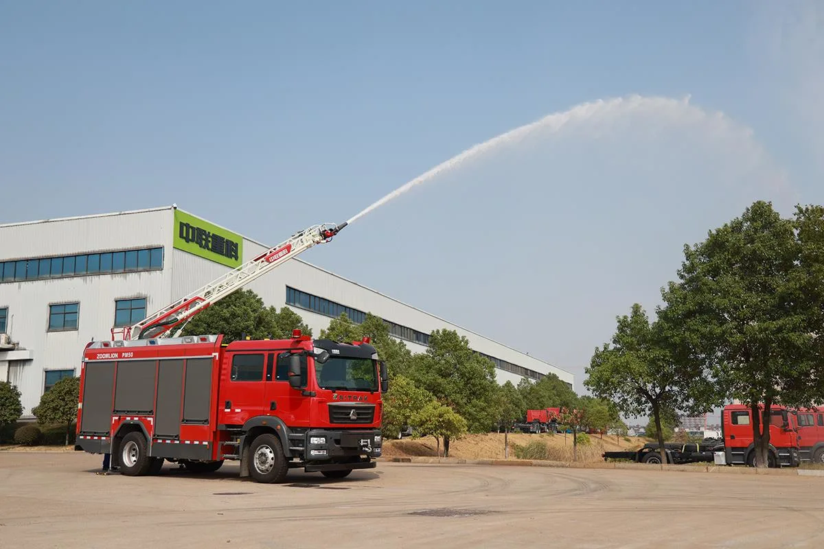 Fire-Fighting Machinery Fire Extinguishing Pm50 Zlf5190gxfpm50 Multifunctional Main Battle Fire Truck