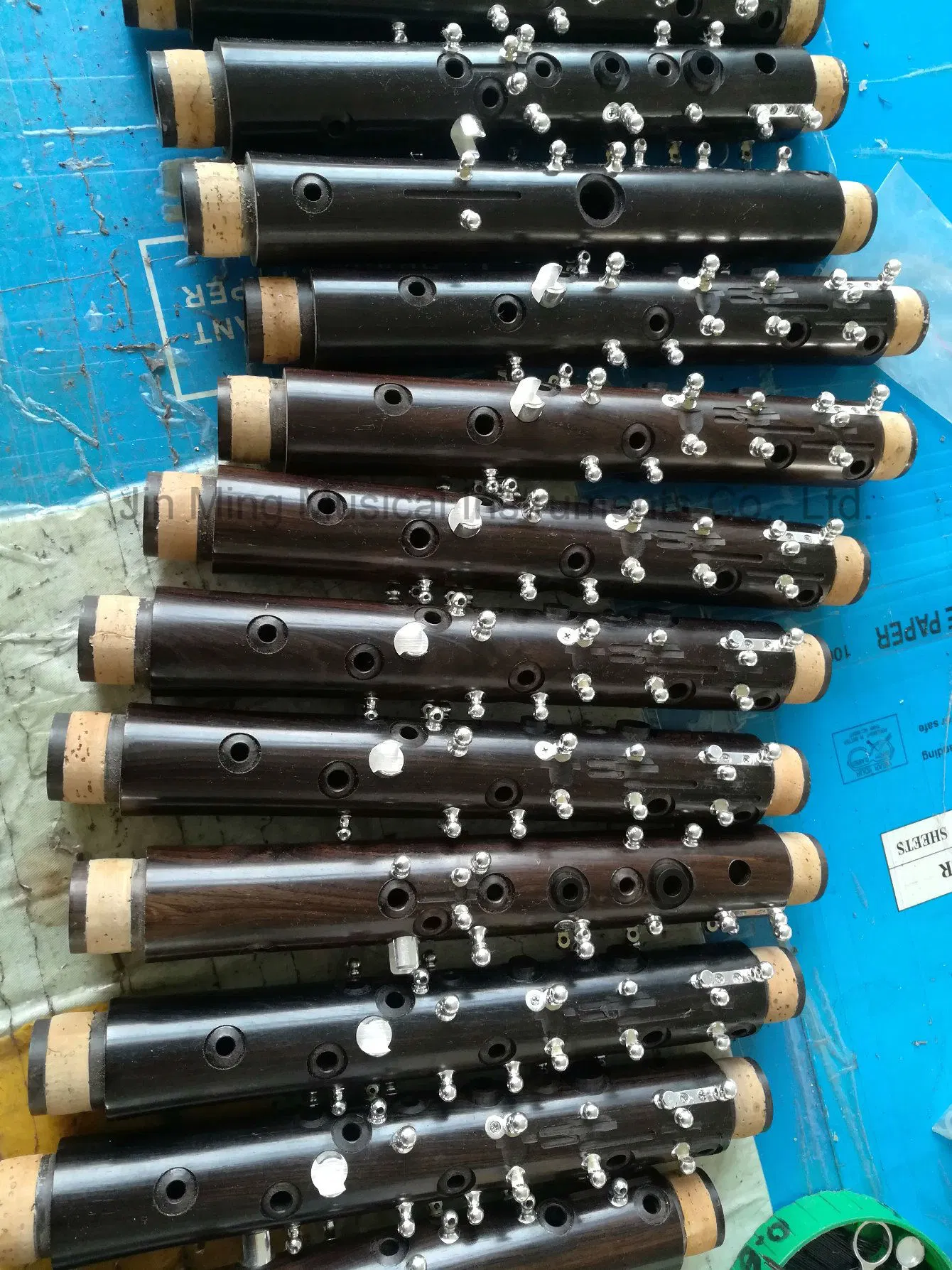 Alemania Ébano estilo clarinete 20 llaves