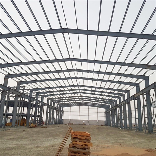 Multi-Storey Industrial Construction Metal Prefab H Column Workshop for Customization