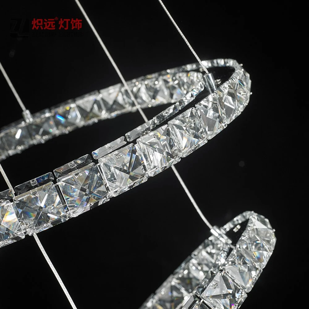Customized LED Pendant Lamp Decorative Project Pendant Light Crystal Chandelier