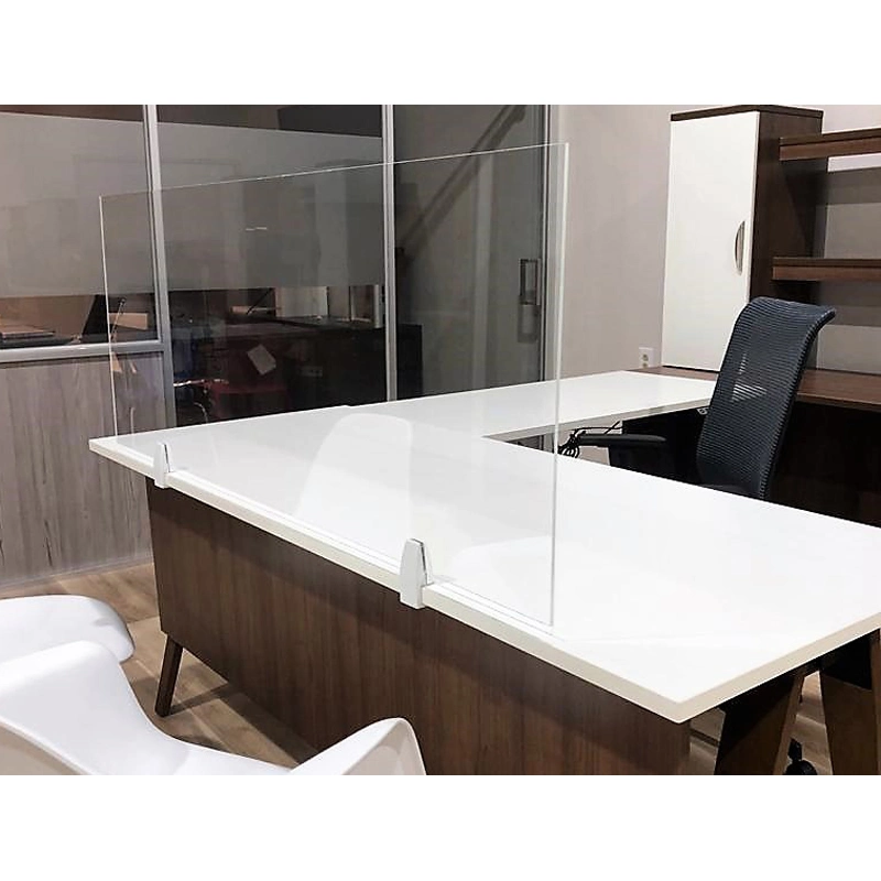 Hot Sale Tempered Clear Divide Glass Partition Protect Divided Workspaces in Office From Virus