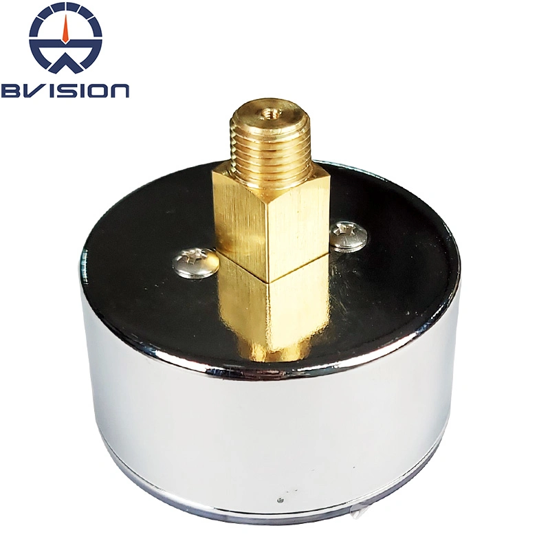 Ye60z 2.5" 30kpa Micro Bellows Pressure Gauges Chromeplated Housing with Zero Adjustable Function