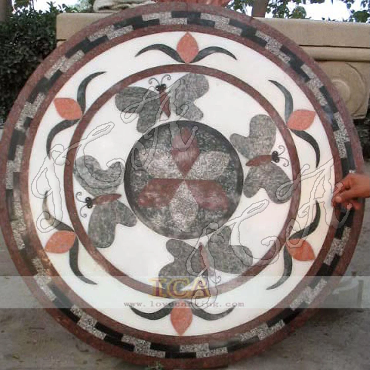 House Decoration Classical Pattern Stone European Design Marble Flooring Mosaic Tile