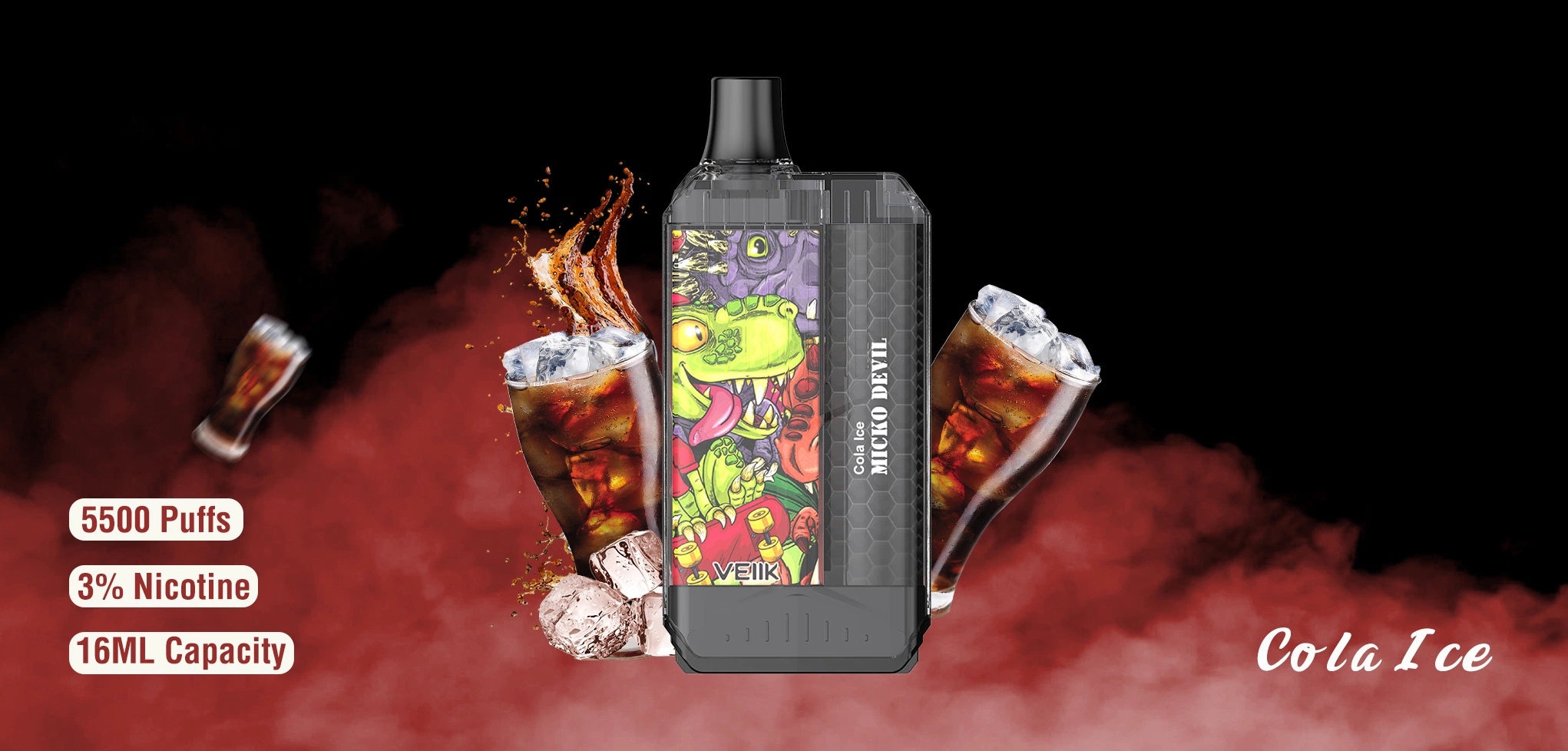 Veiik Micko Devil Vente en gros OEM jetable Vape Pen Devil 5500 Bouffées