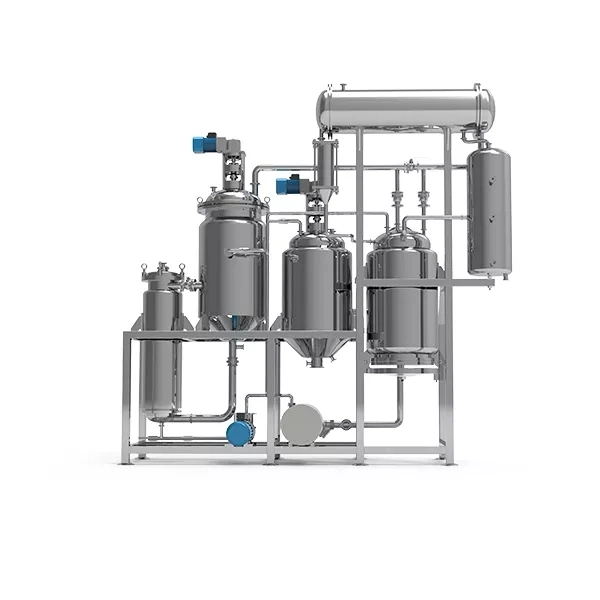 Jnban Lab petite ligne de production d'extraction de plantes d'huile de médecine de fines herbes Unité d'extraction d'huile de chanvre à solvant basse température et équipement de concentration