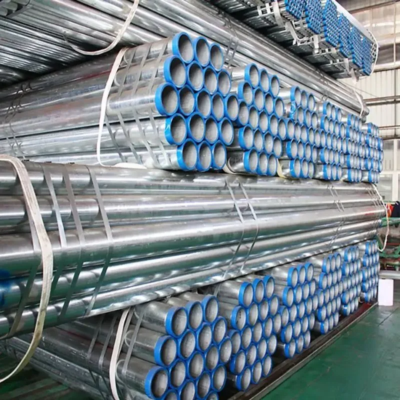 Hot Dipped Q195 Q235 Q345 Seamless or Welded Round Cold Rolled Steel Pipe Galvanized Steel Tube Galvanized Steel Pipe for Scaffolding