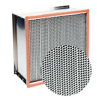 High Temperature Resistance Deep Pleated Air Filter H14, H13 HEPA Filter for Laminar Air Flow Hood