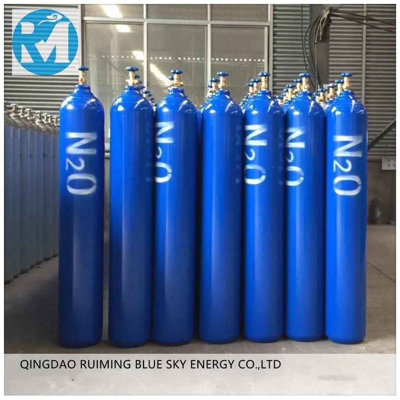 Medical Nitrous Oxide N2o Gas Cylinder Laughing Gas for Sale in Operation