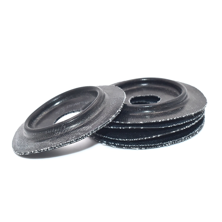 High Temperature Silicone Rubber Seals Molded Customized Fabric Reinforced Diaphragm Products