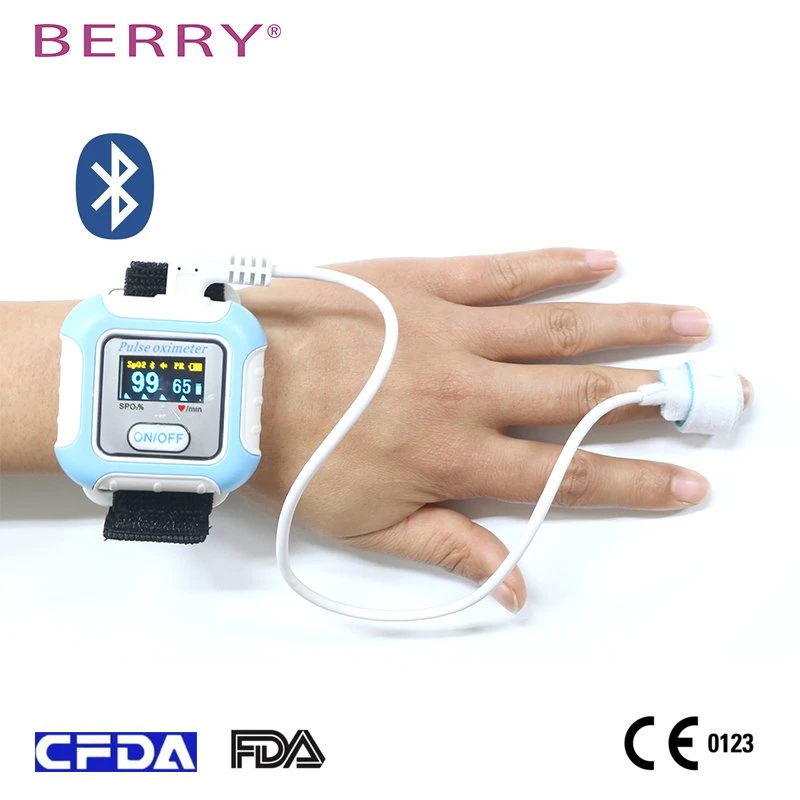 Families Care for Monitoring SpO2, Pr Healthy Situation Bluetooth Wrist Pulse Oximeter