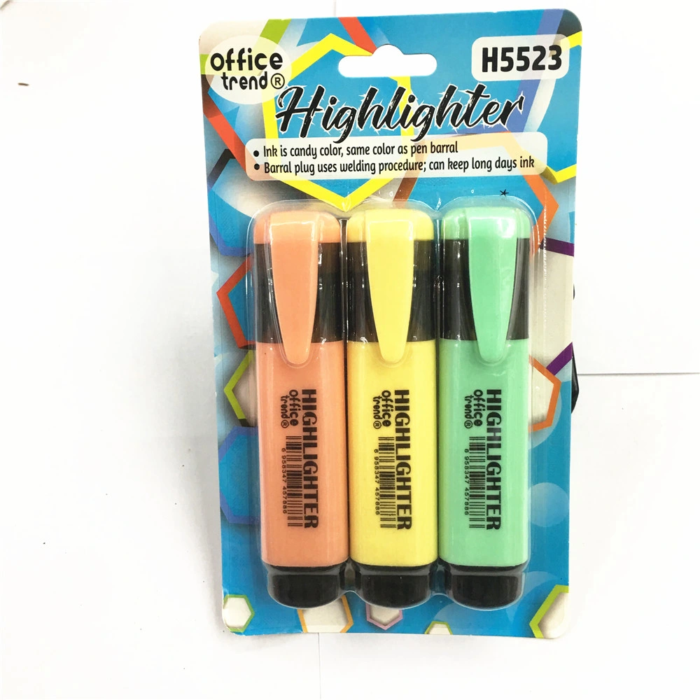 4pk Highlighter Marker Pen Stationery Set for School Supply Promotional Pen