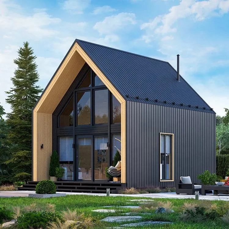 Usine Mobile Direct Maisons avec jardin Prix Portable chambre Villa préfabriqués légère en acier