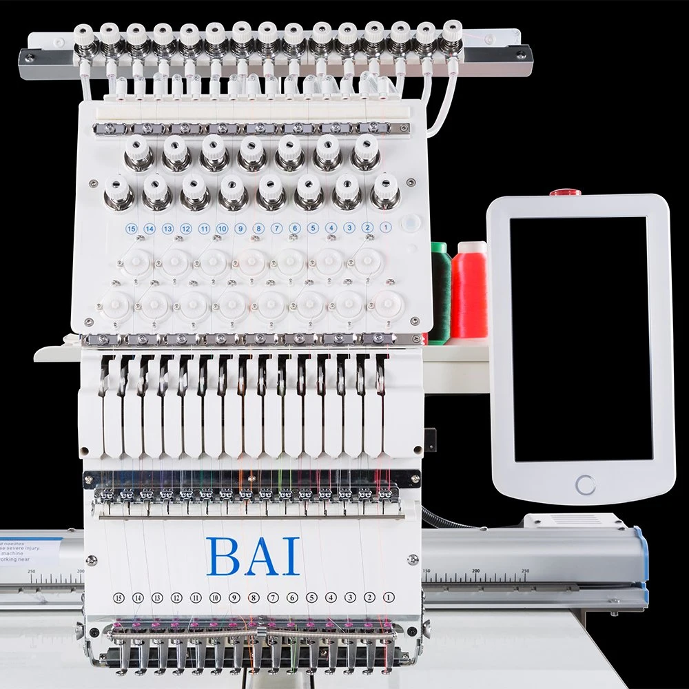 Bai Trading High Speed Single Head Economical Badges Embroidery Machine for Price