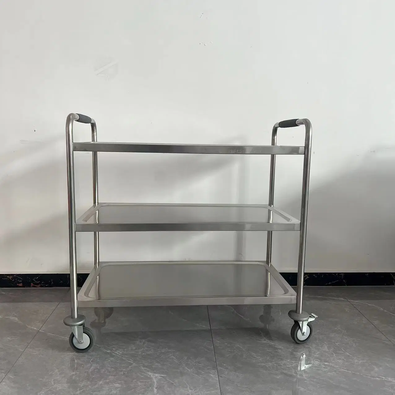 Buen Precio de producto Nuevo Servicio de Negocio Trolley Acero inoxidable Carrito de Servicio