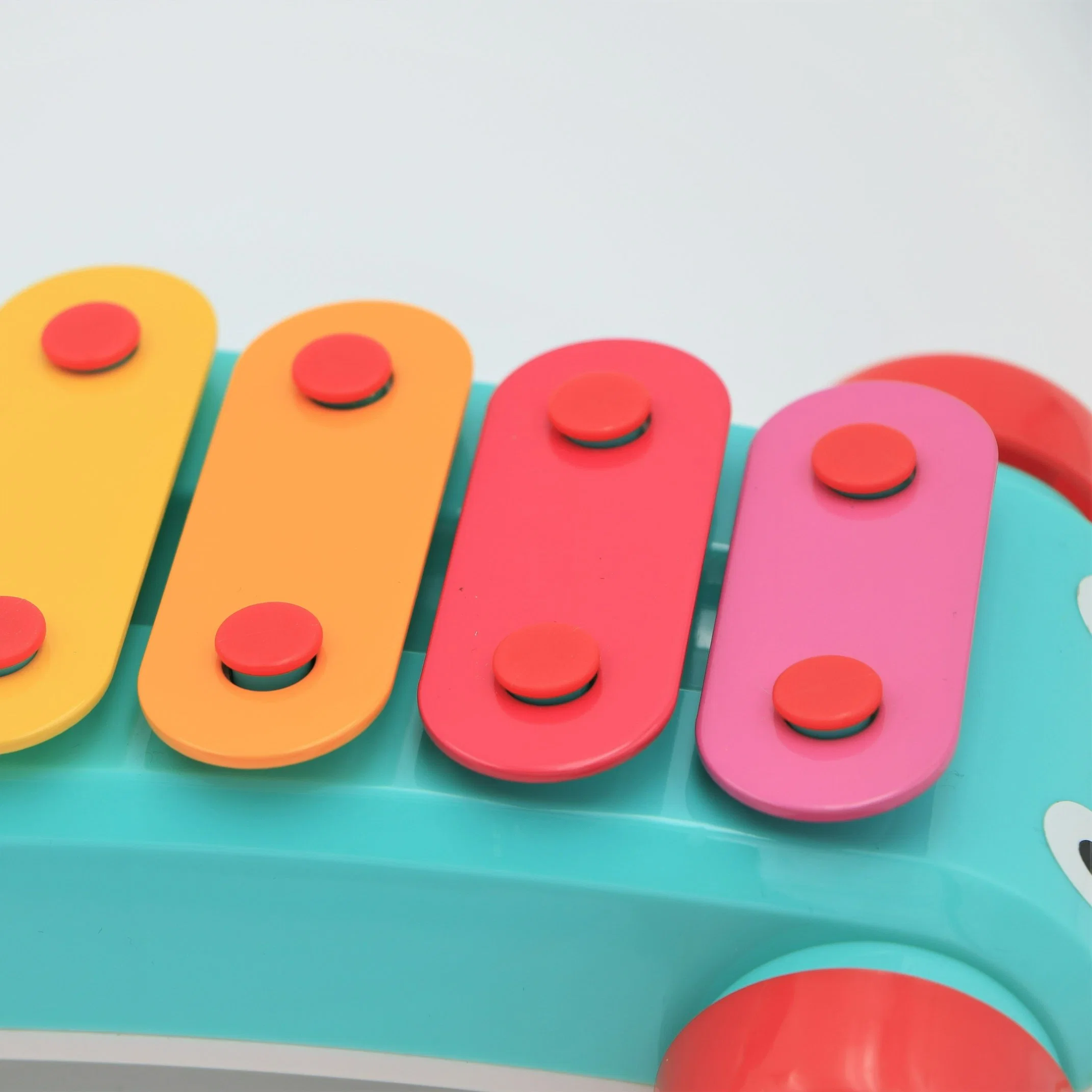 8 Примечания яркие цветовые Xylophone с металлическими ключи музыкальные инструменты фортепиано