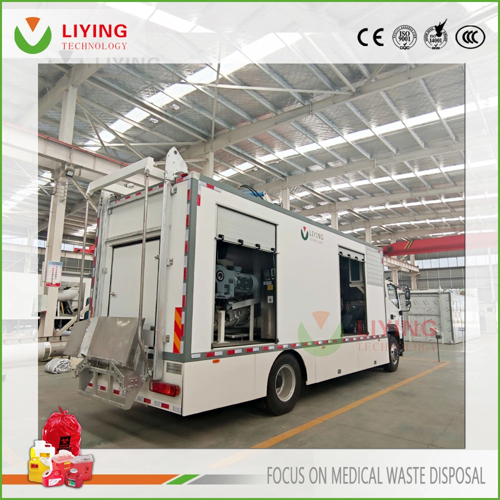 Medical Waste Microwave Disinfection Mobile Vehicle Treatment Equipment