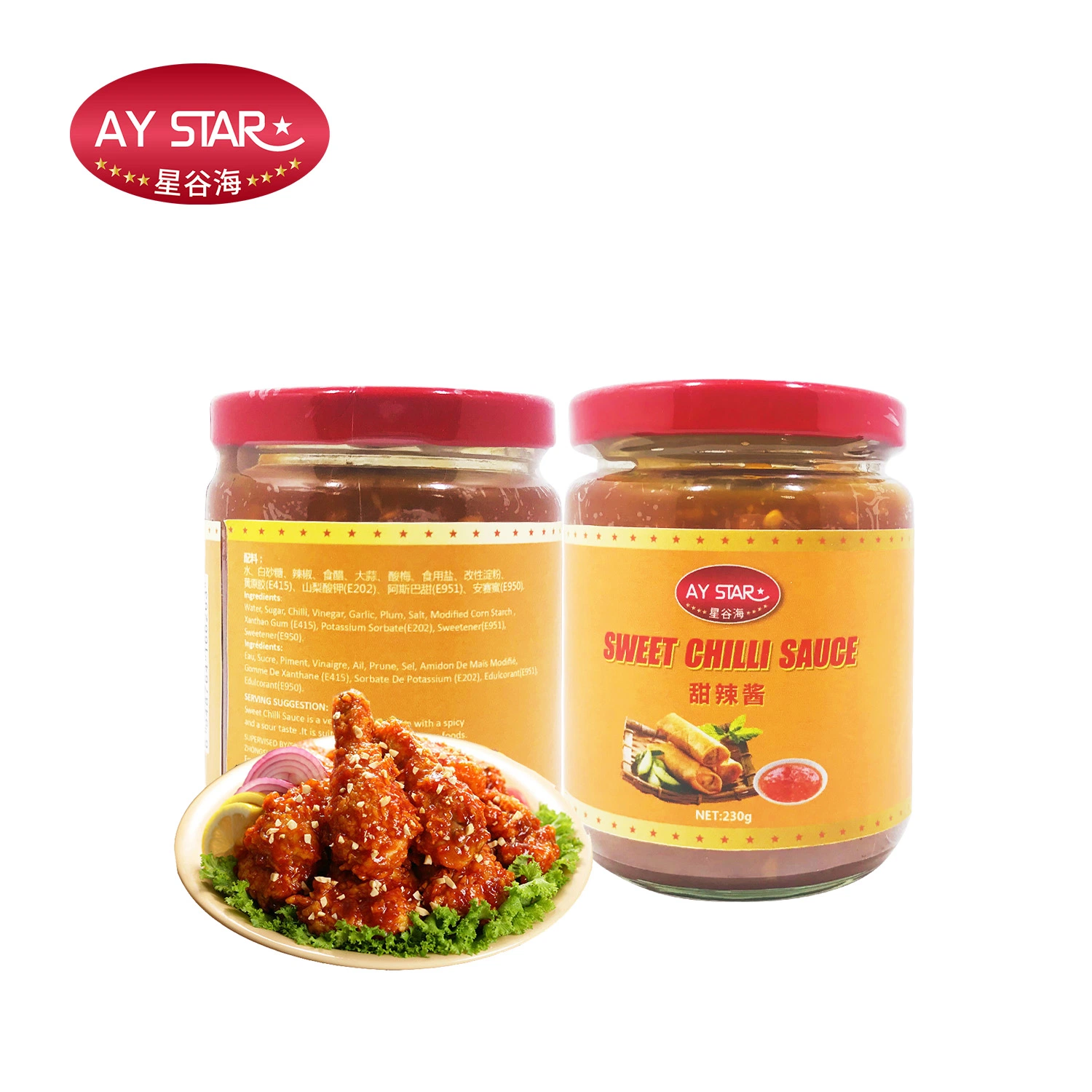 Oriental HACCP Kosher Halal Spicy Sauce Sweet Chilli Sauce Thai Sauce