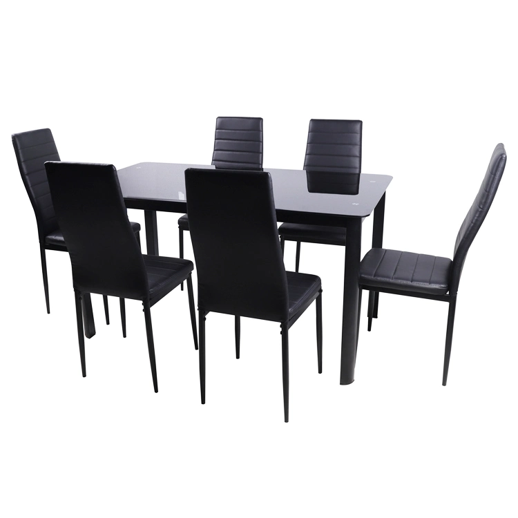 Hot Sale Luxury European 4 6 Chairs Design Restaurant Durable Home Furniture Italian Leisure Dining Set