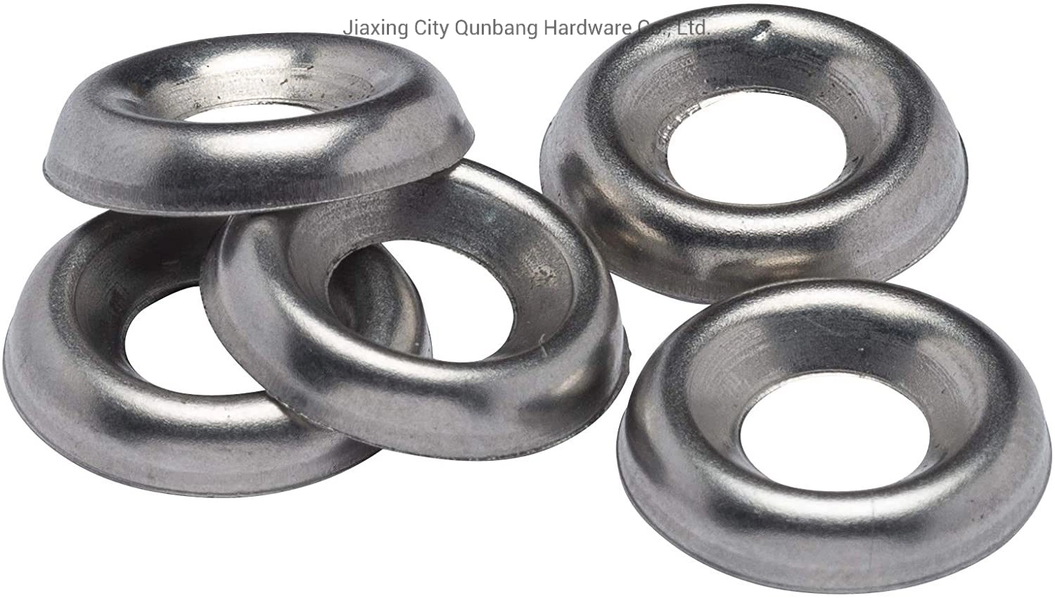 Qbh Custom-Made 18-8 (SS304) OEM ODM Metal Stainless Steel Bolt Dropper Polished Washer/Round Special Joint Ring