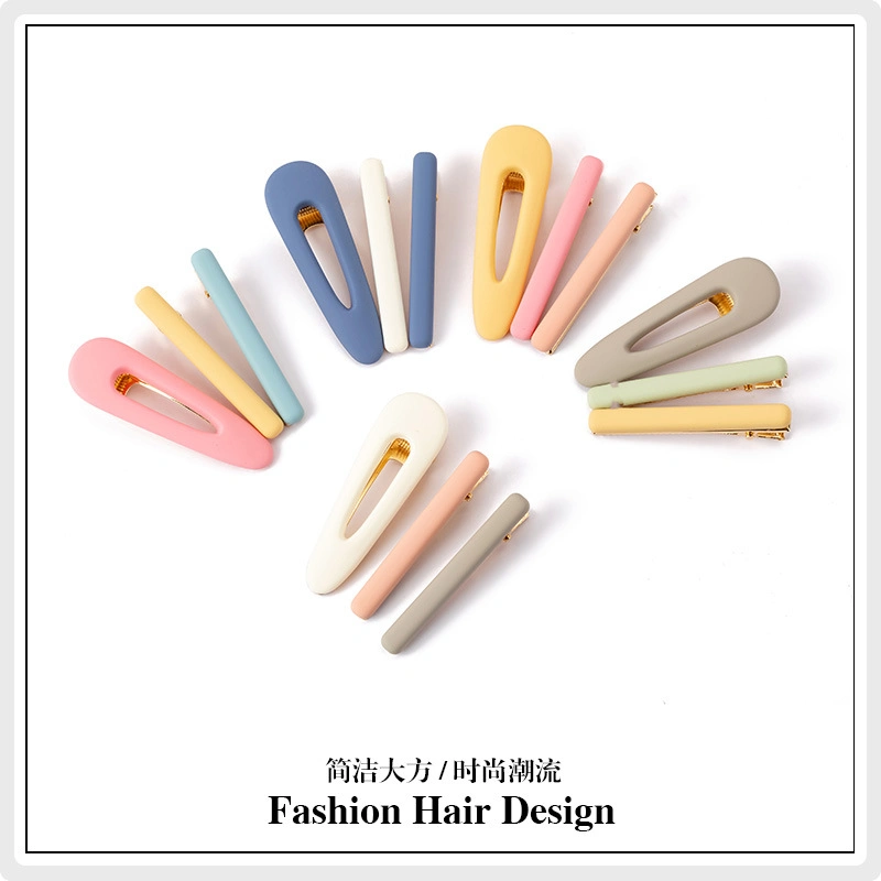 Fashion Jewelry Temperament Simple Color Hair Clip