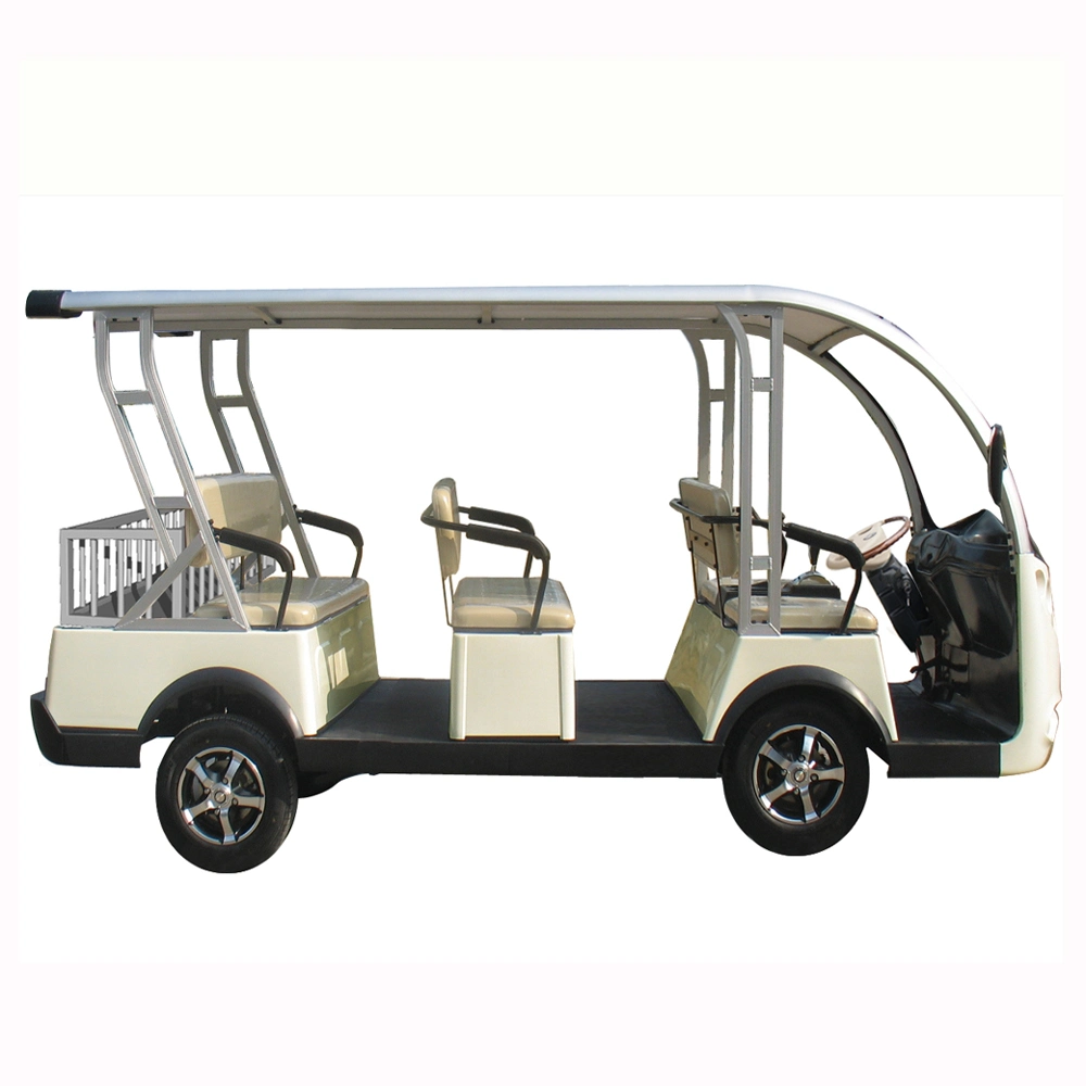 Legal Driving 48V Battery Operated Multifunctional Aluminum Frame Electric Sightseeing Bus (Lt-S8)