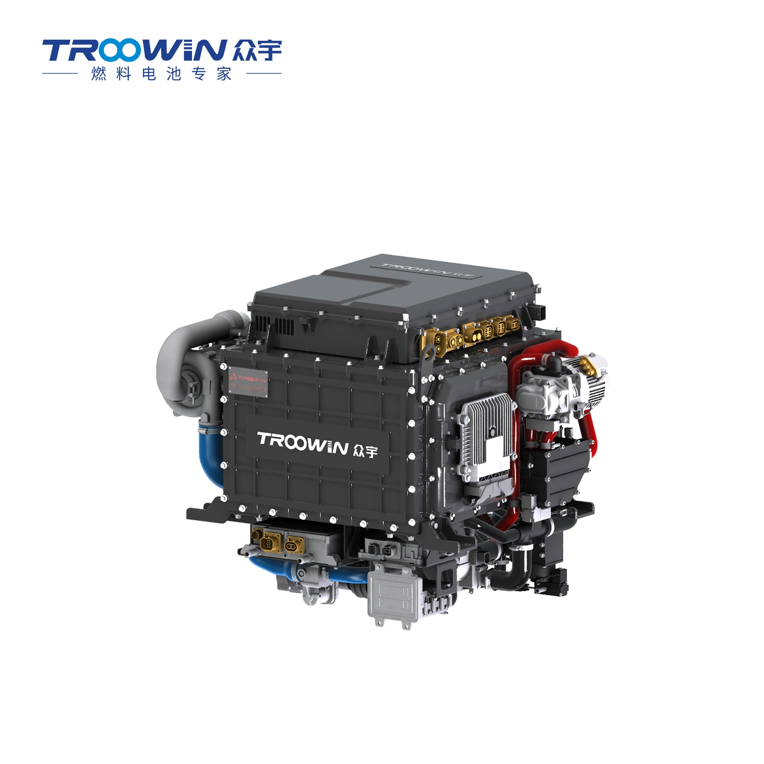 Sistema de celda de combustible para vehículos Troowin de la serie Twlq 80-120kW Power Generador aplicado a autobuses de la Ciudad