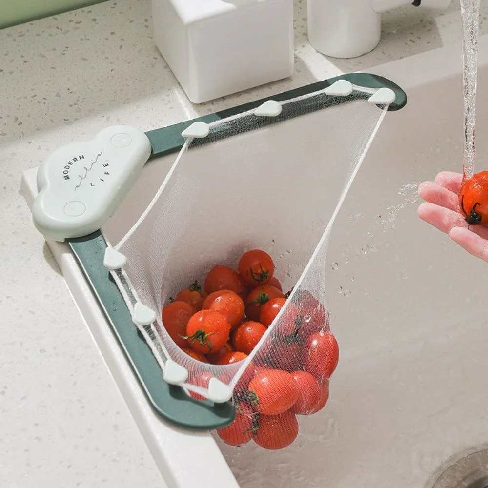 Foldable Sink Triangle Drain Rack Waste Leakage Screen Leftover Rice Drainage Screen Kitchen Waste Filter Bl20984