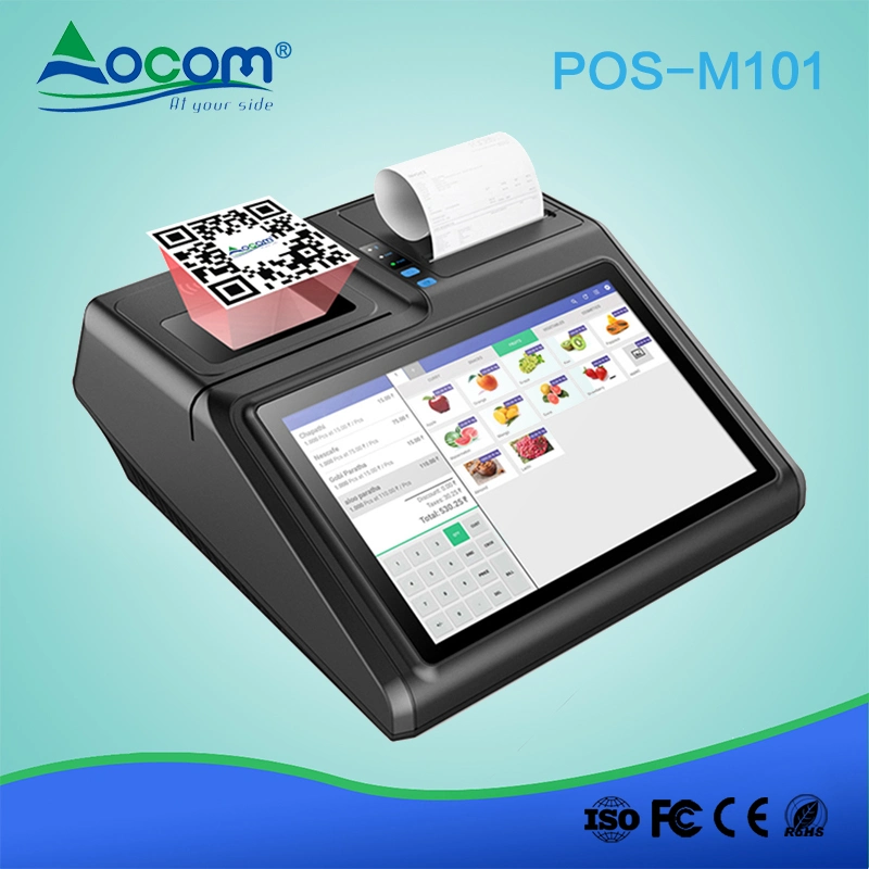 10.1 Inch Touch NFC Qr Code All in One Mini Android POS Terminal with Printer