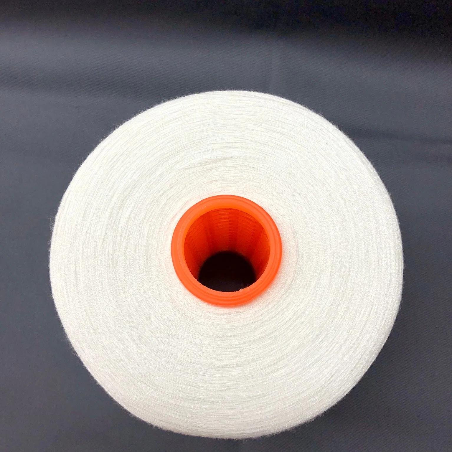 High Strength Poly Poly Core Yarn Raw White Filament Sewing Thread 38s/2/3