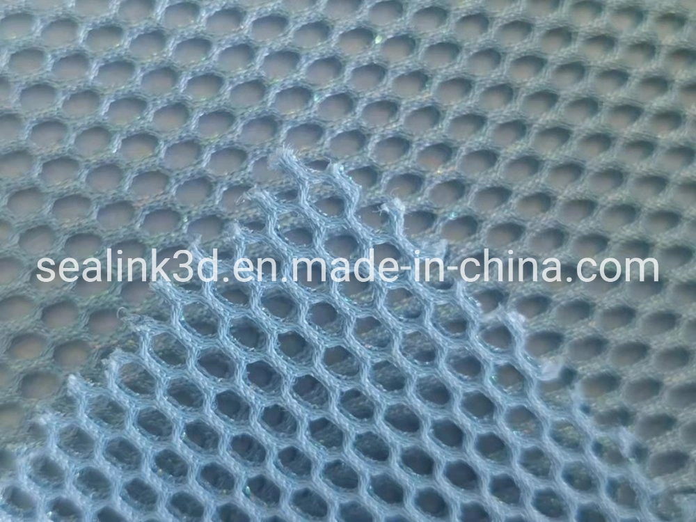 Warp Knitted Shiny Spacer Fabric for Garment