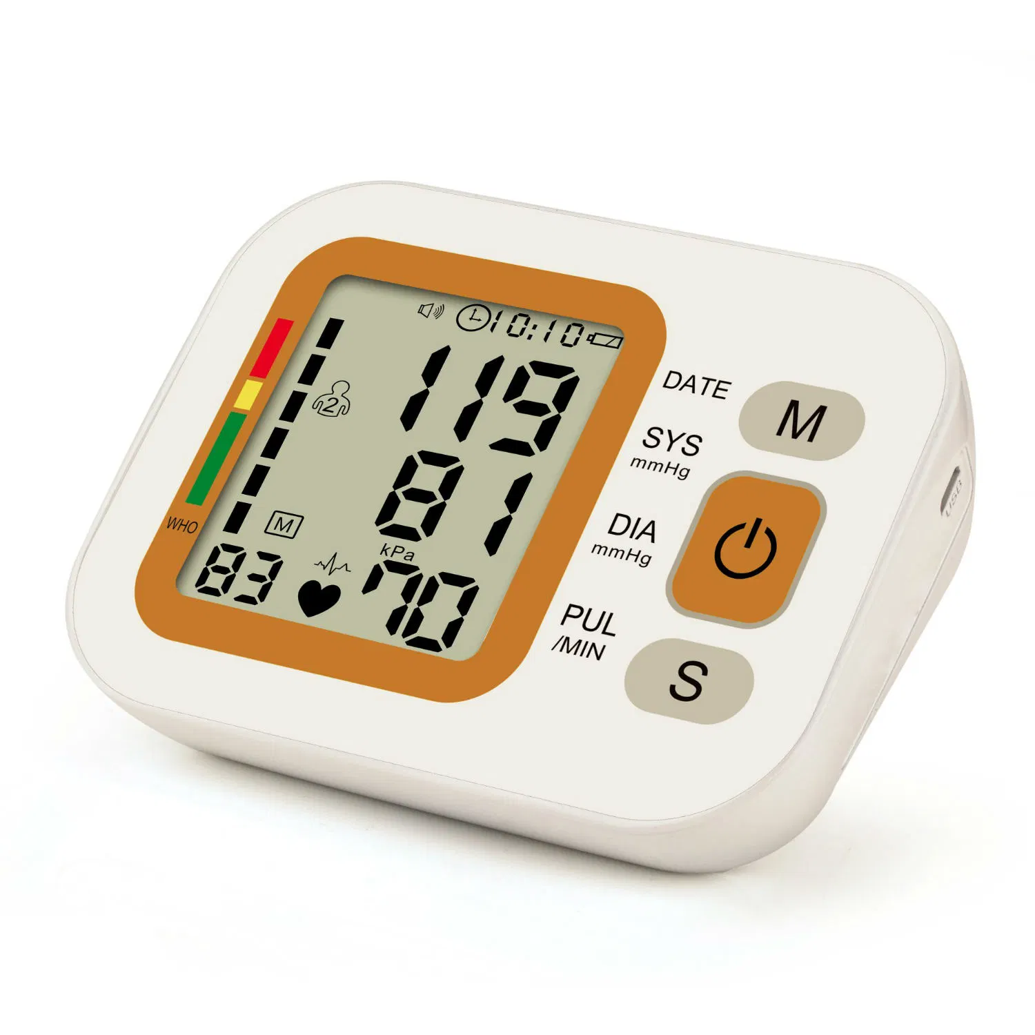 Arm-Type Digital Blood Pressure Monitor with Built-in Lithium Battery (WP871)