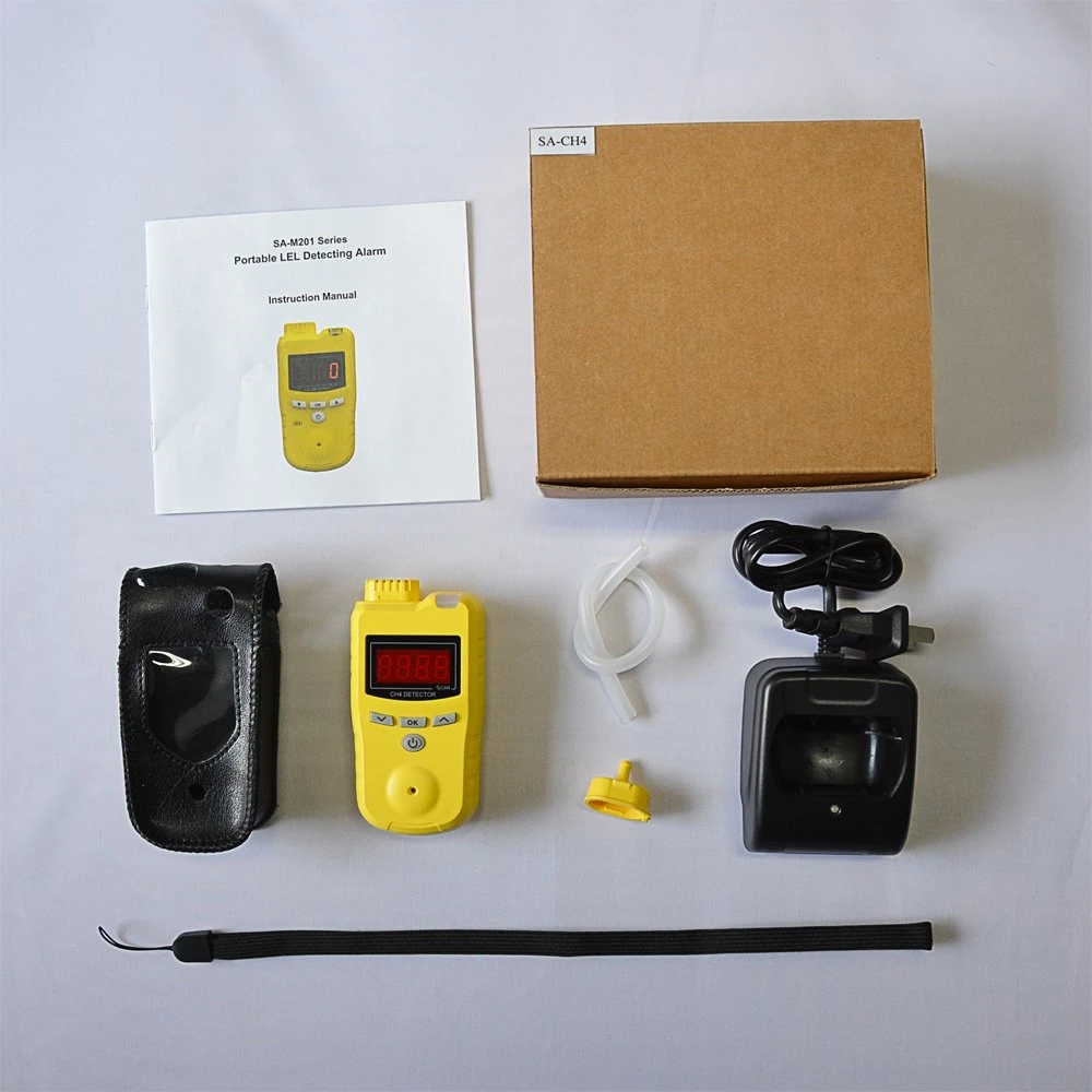 Handheld Flammable Lel Gas Leak Alarm Combustible Gas Detector Explosive Proof