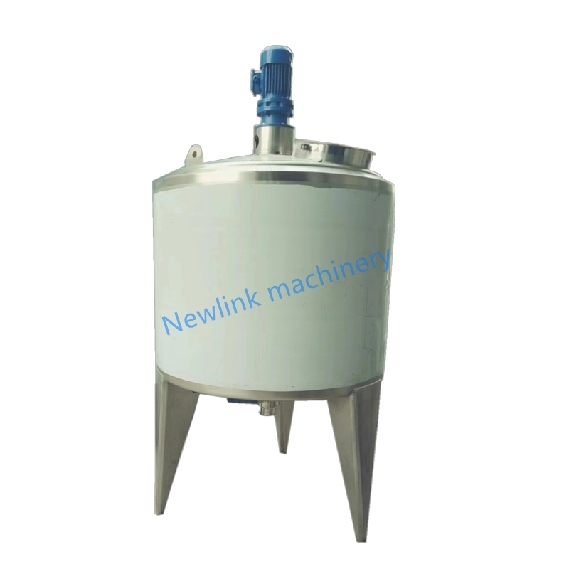 Stainless Steel Chemical Fruit Juice Jacketed Liquid Mixing Tank