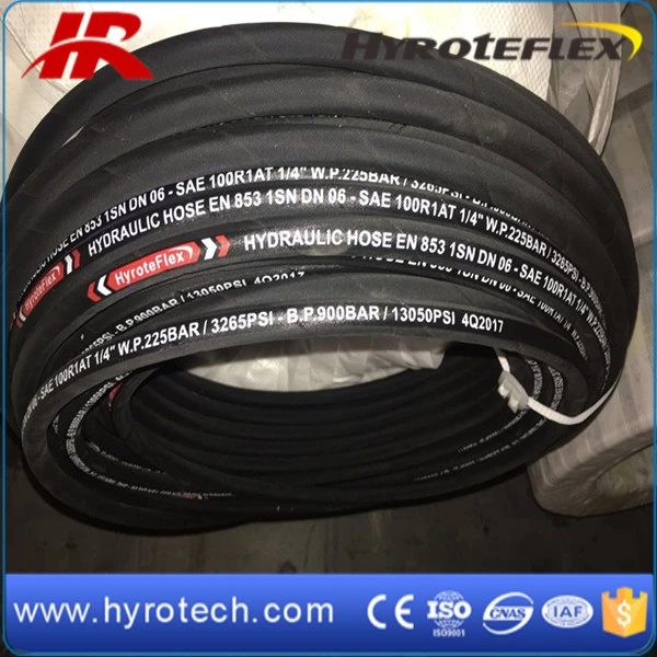 Hyraulic Hose SAE100 R1at From Rubber Hose Manufacturer