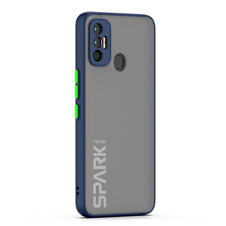 Funda para teléfono móvil Smoke Matte Case TPU PC Back Cover para Tecno Spark 8 PRO 8t 8p 7t 7 7p.