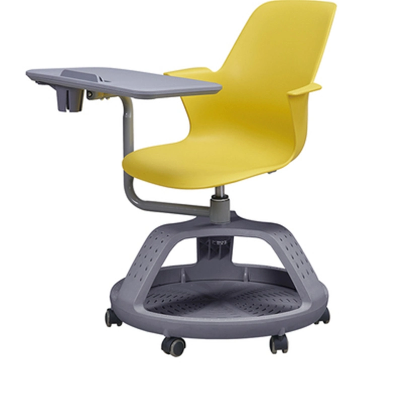 Wheels PP College Student School Writing Training Chair with Tablet