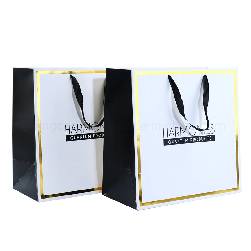 Custom Eco Friendly Luxury Packaging Gift Jewelry Bag Cream-Colored Shopping Bag