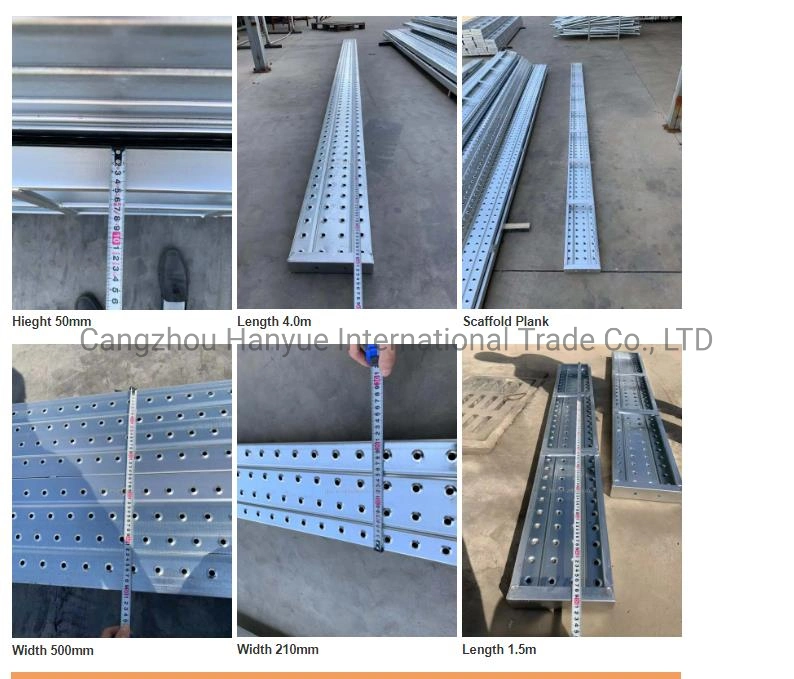 Hot Sale Factory Price Good Quality Scaffolding Plank Plate Scaffolding Pre Galvanized Catwalk Used Hook Catwalk Scaffolding Stair