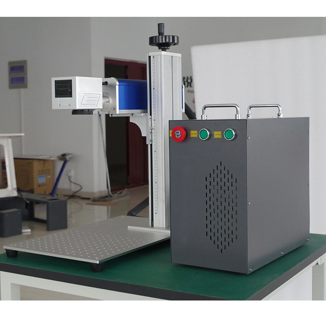 20W/30W/50W/70W/100W White/Black/Color Fiber Laser Marking Machine Price /Fiber Laser Engraver/Laser Marker on Metal