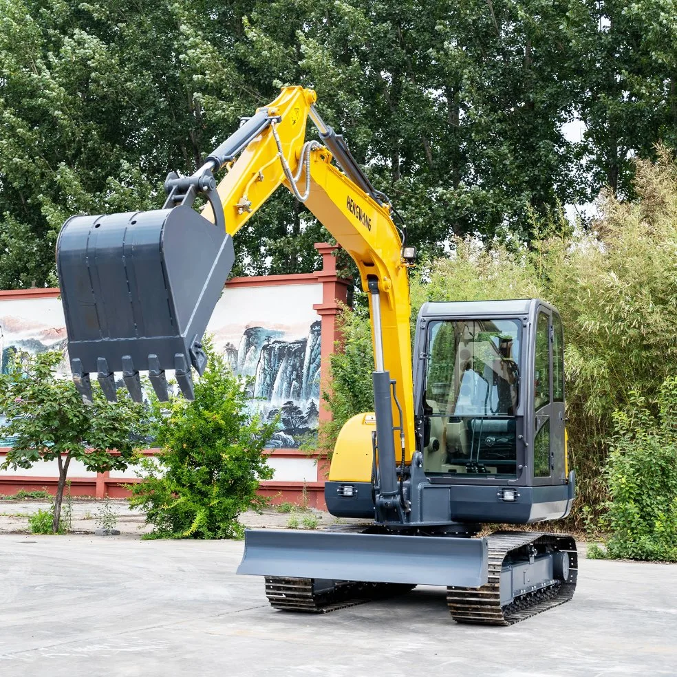 Pelle hydraulique à chenilles 37,7 kw à haut rendement avec godet de 0,21 m3 Capacité