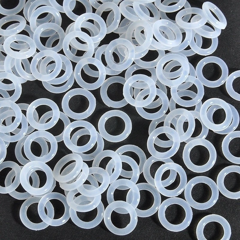 China fornecedor de alimentos de alta qualidade anéis de cor Transperant grau o anel o anel de vedação de silicone