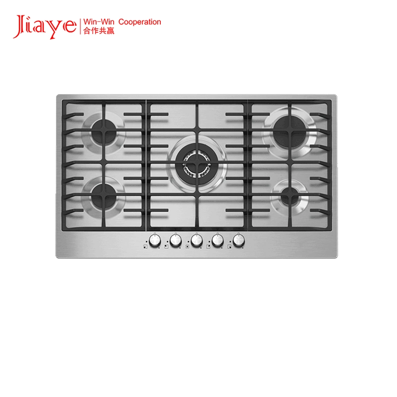Multi-Function Household Gas Stove Portable Gas Stove 5 Burner Gas Stove Cooker Cooking with Grill