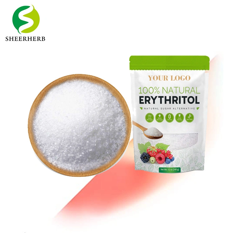 الصحة الغذاء يكمل مونك الفاكهة Erythritol CAS 149-32-6 Erythritol مسحوق